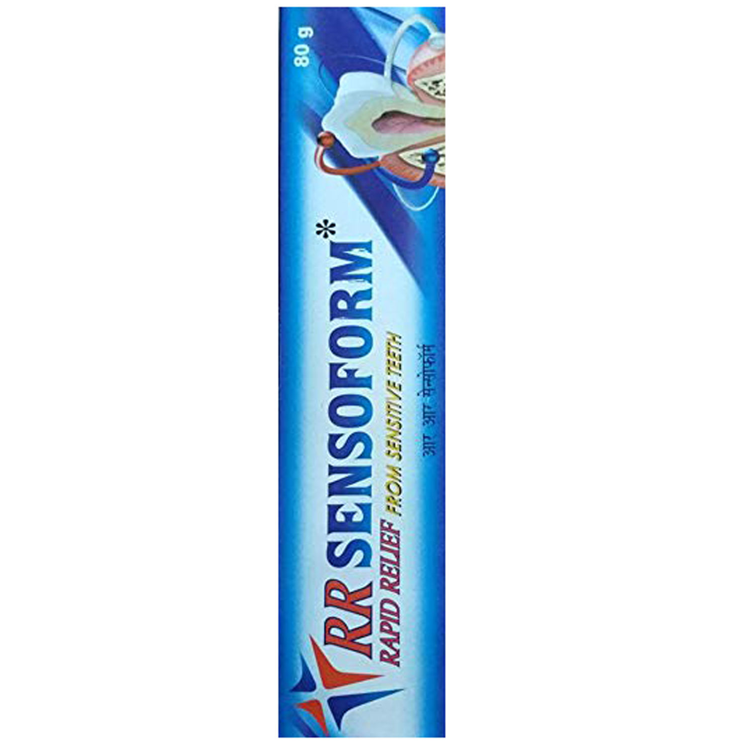RR Sensoform Rapid Relief Sensitive Teeth Toothpaste, 80 gm, Pack of 1 