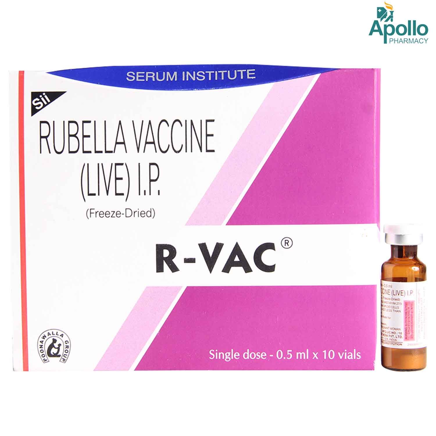 R VAC Rubella Vaccine 0 5 Ml Price Uses Side Effects Composition   Rva0001 2 