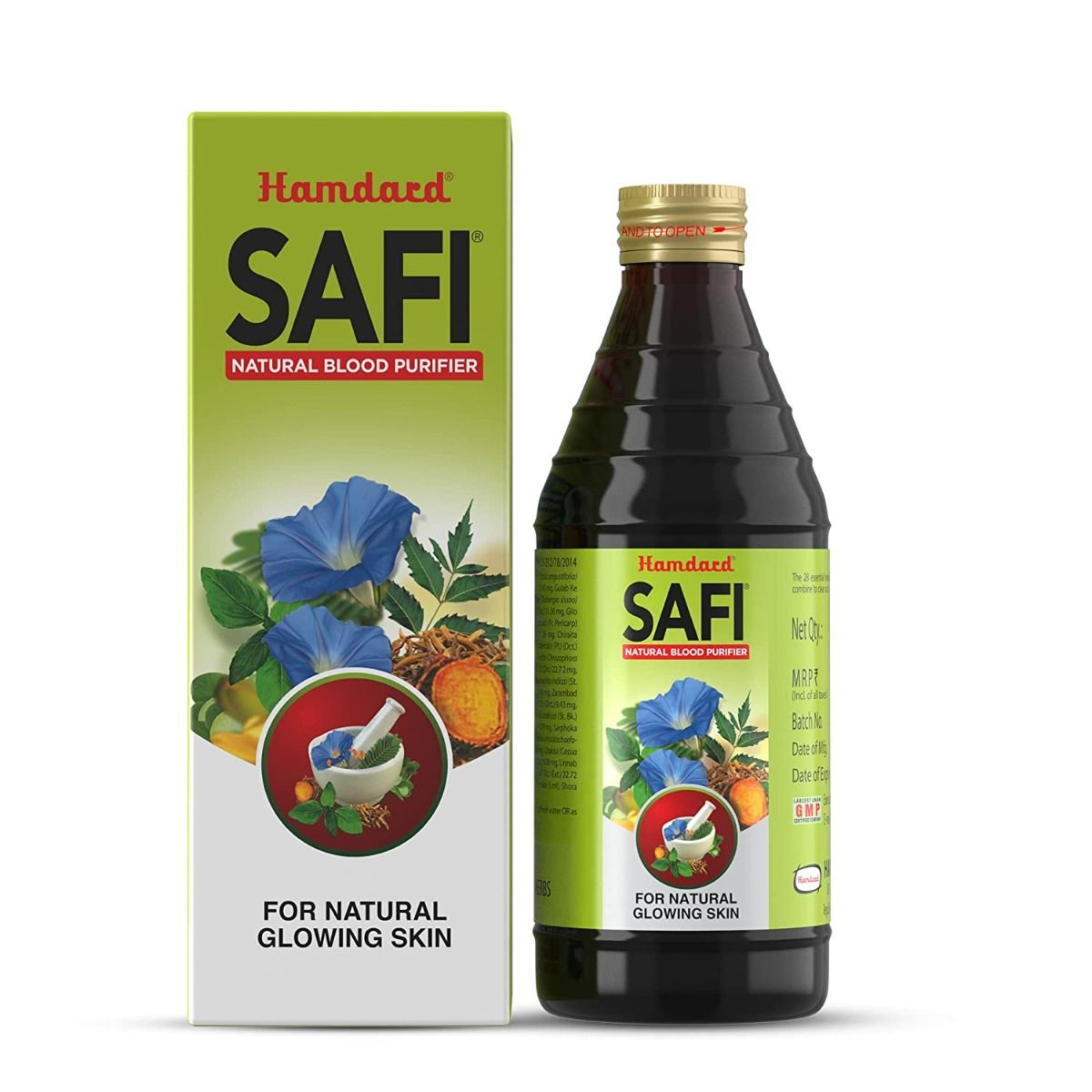 Buy Hamdard Safi Natural Blood Purifier Syrup, 500 ml Online