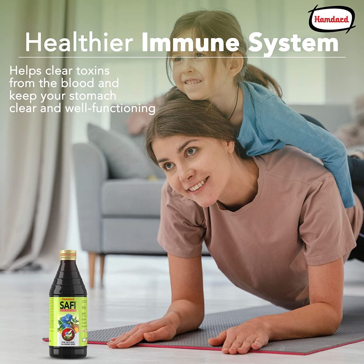 Hamdard Safi Natural Blood Purifier Syrup, 500 ml, Pack of 1 