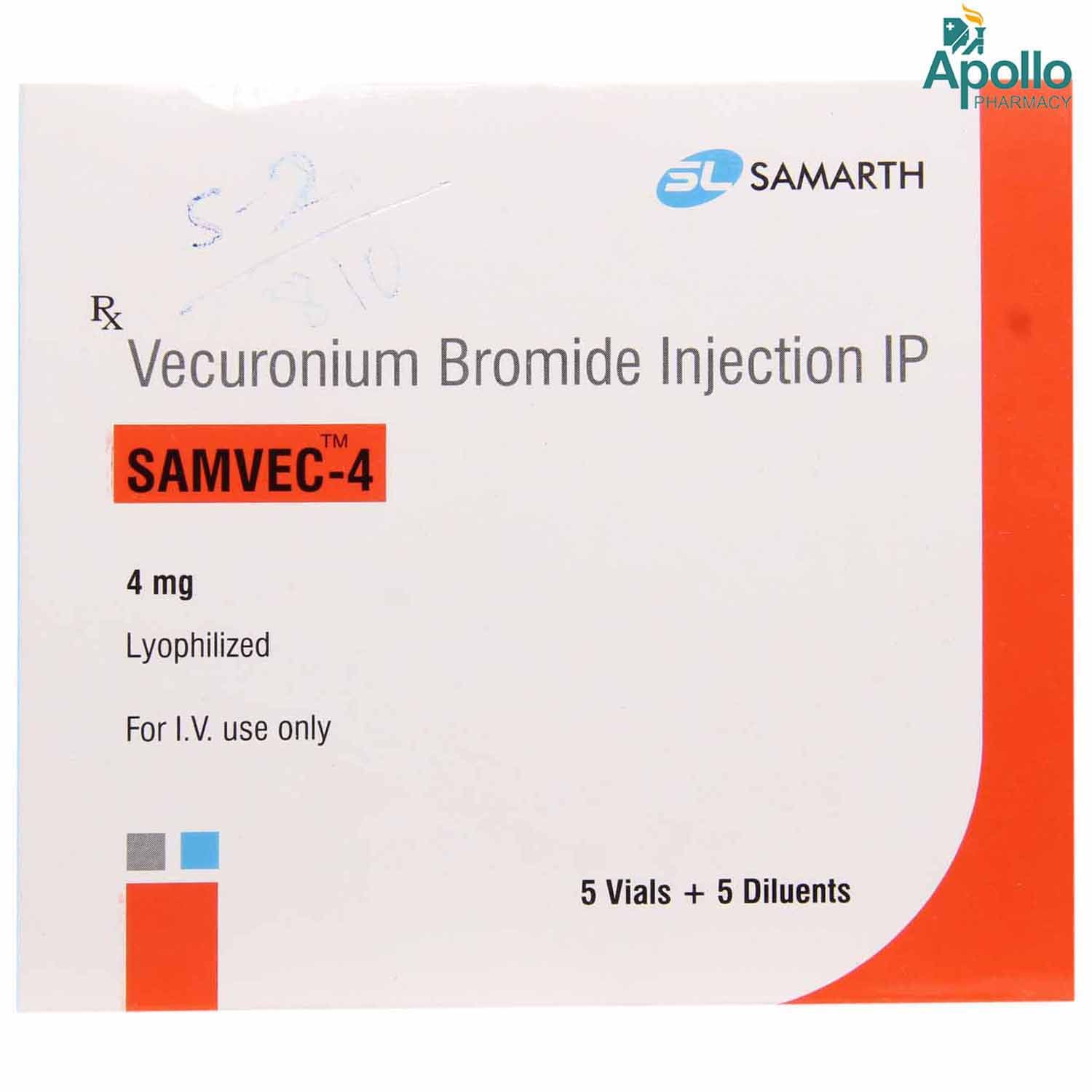 Samvak Inj Samvec -4mg Injection Price, Uses, Side Effects, Composition - Apollo ...