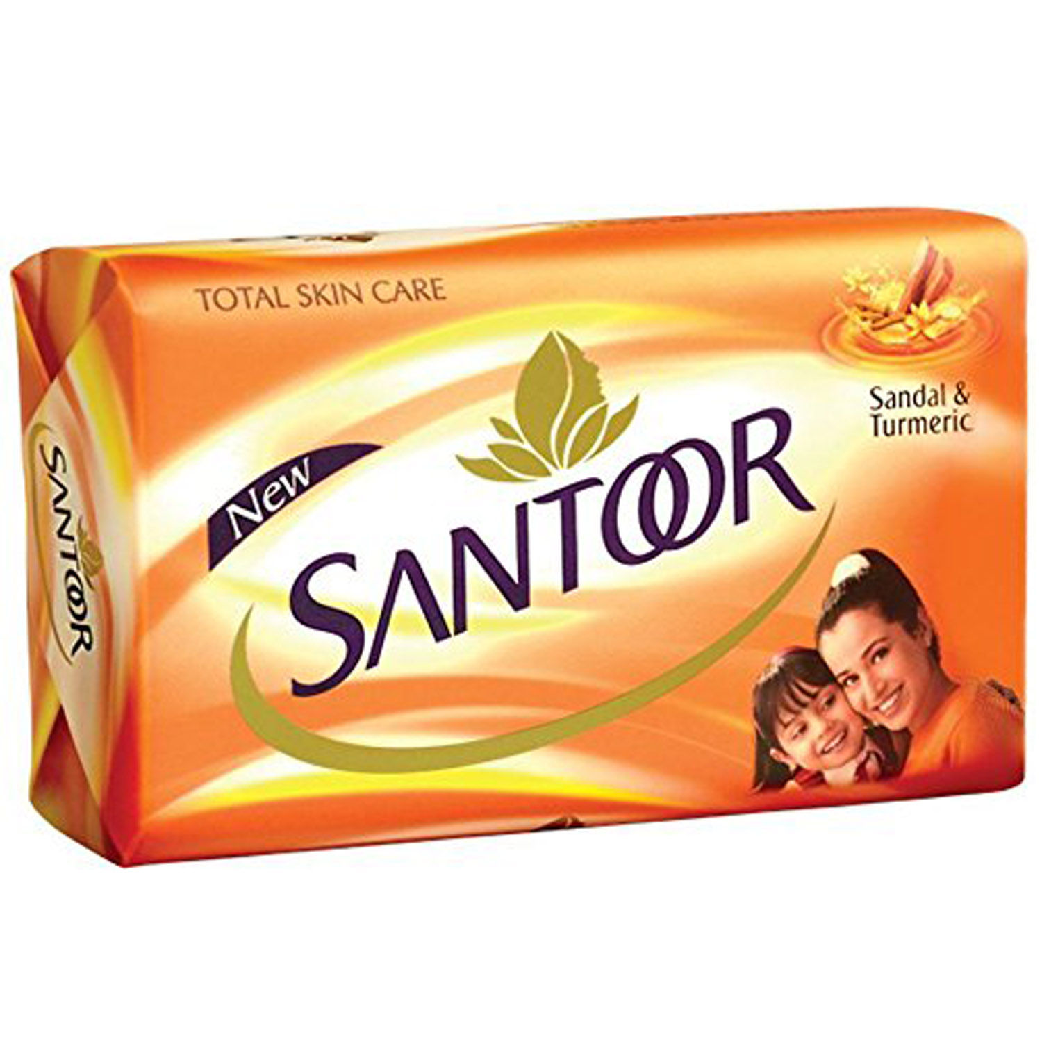 Santoor Sandal & Turmeric Soap, 150 gm, Pack of 1 