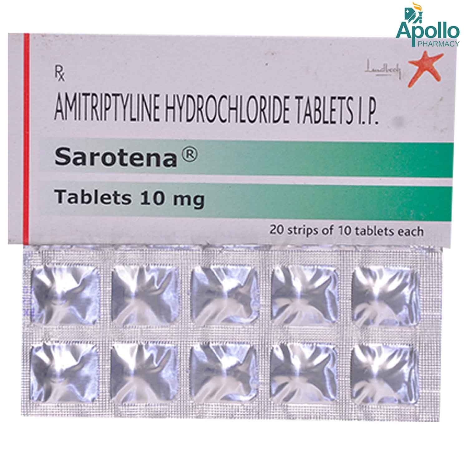 Sarotena Tablet 10 S Price Uses Side Effects Composition Apollo Pharmacy