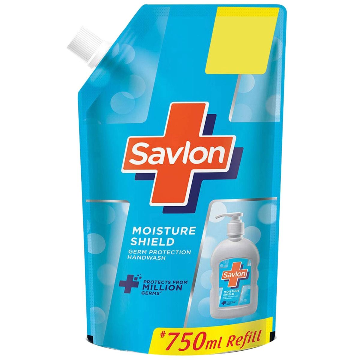 Buy Savlon Moisture Shield Germ Protection Handwash, 750 ml Refill Pack Online