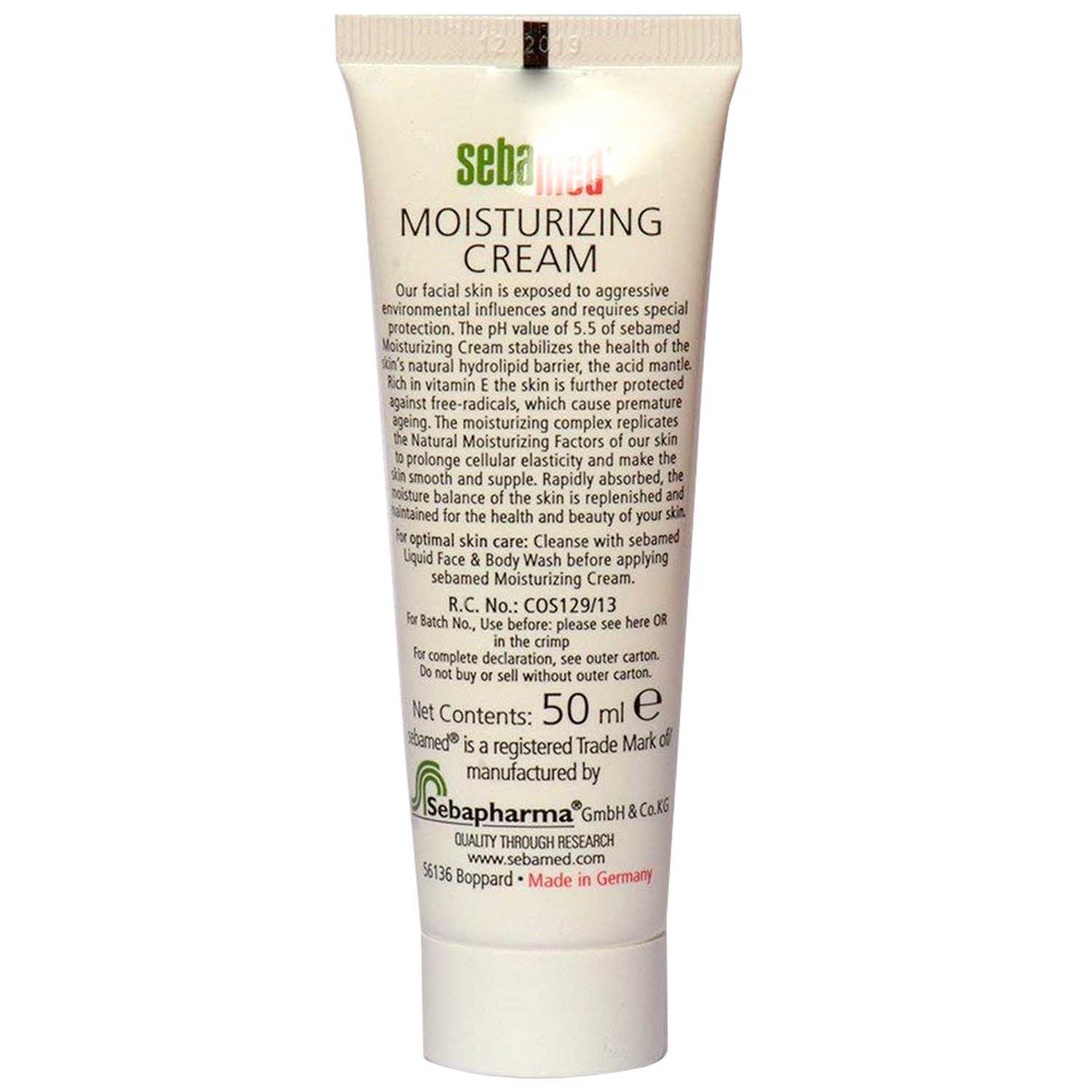 sebamed moisturizing cream side effects