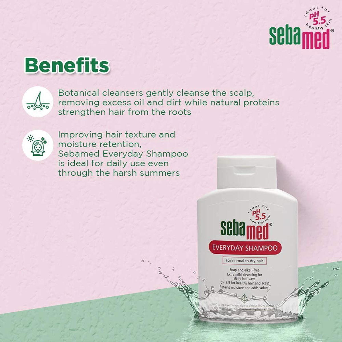 Sebamed Everyday Shampoo, 200 ml Price, Uses, Side Effects, Composition