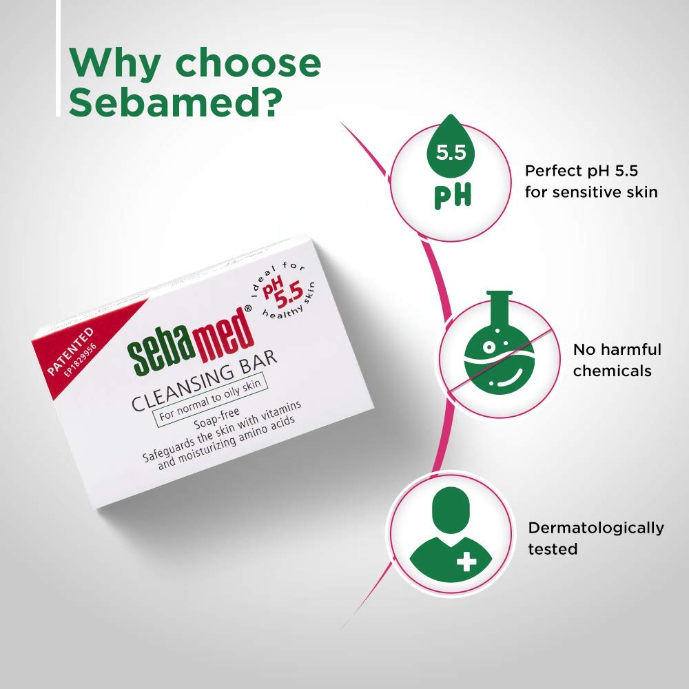 Sebamed Cleansing Bar, 100 gm Price, Uses, Side Effects, Composition