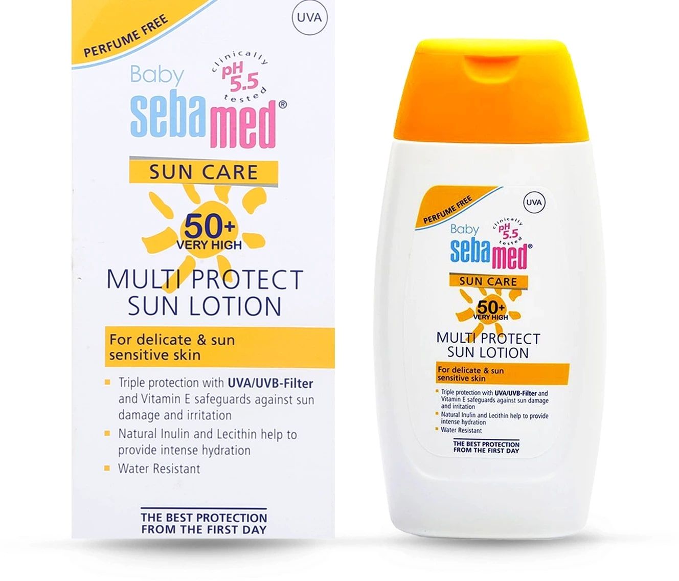 Buy Sebamed Baby Sun Care SPF 50+ Multi Protect Sun Lotion, 200 ml Online
