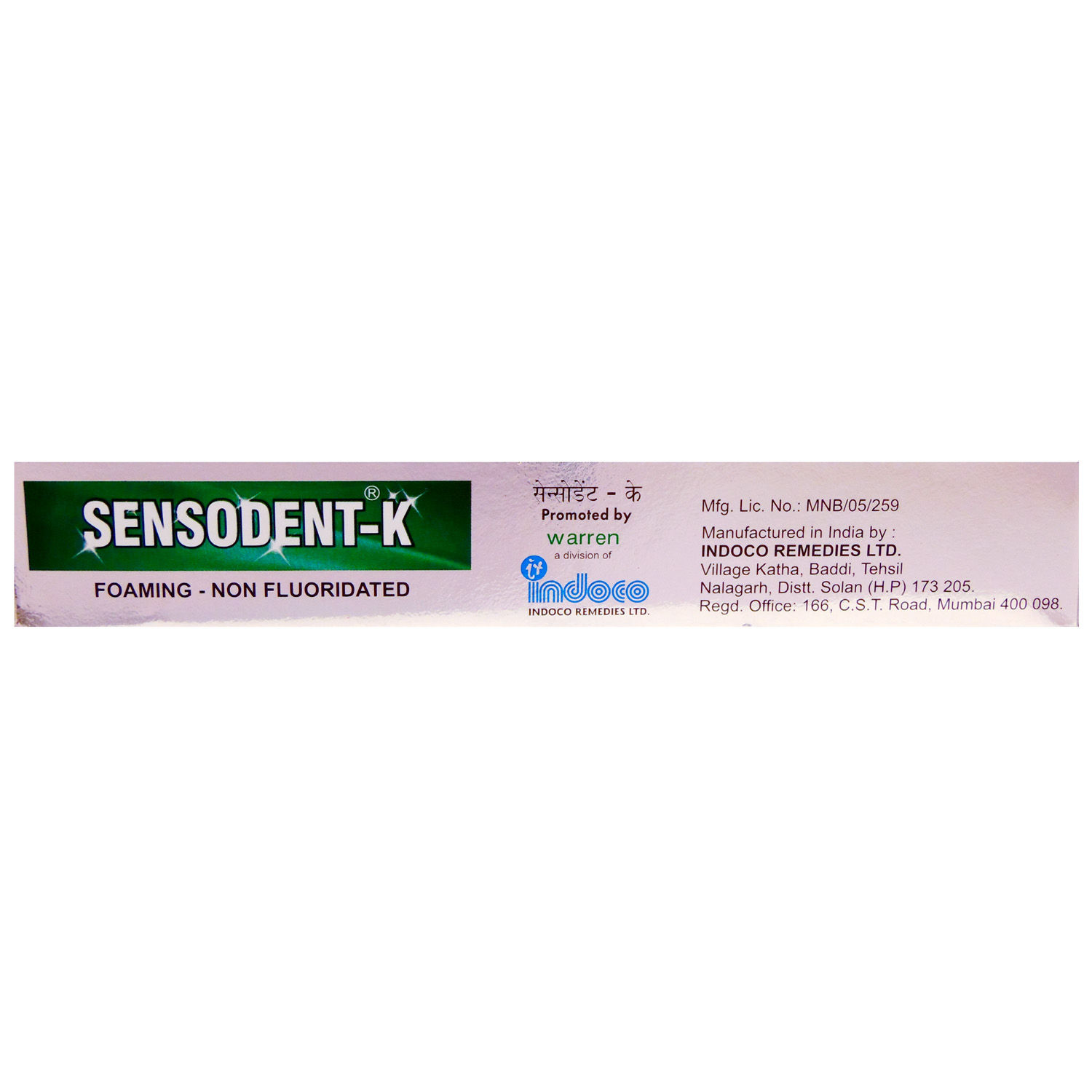 sensodyne toothpaste k