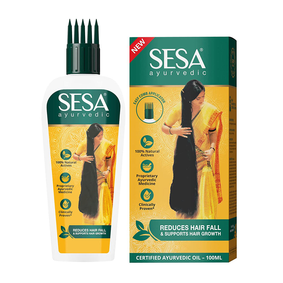 Sesa Ayurvedic Hair Oil, 100 ml Price, Uses, Side Effects, Composition -  Apollo Pharmacy