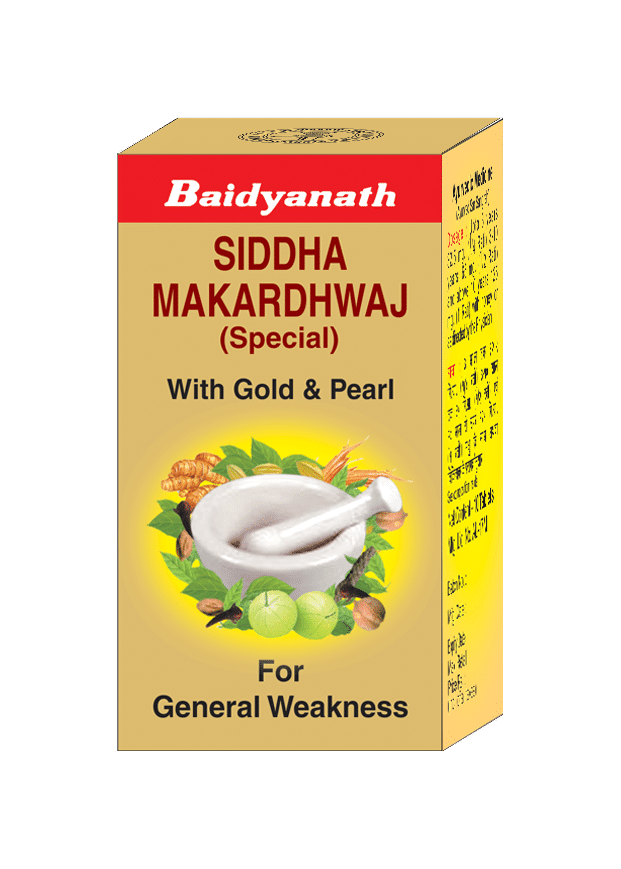 Baidyanath Siddha Makardhwaj Special, 10 Tablets, Pack of 1 
