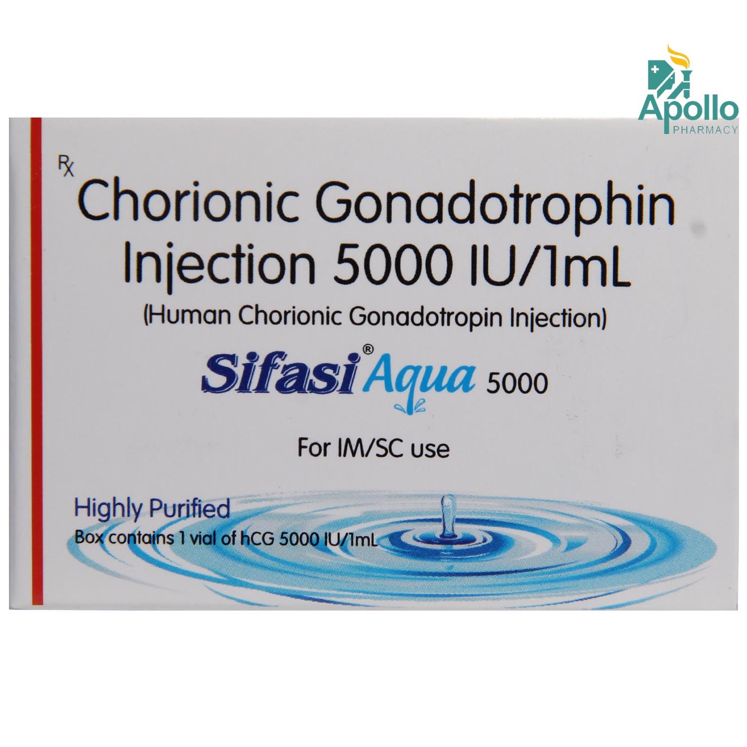 Sifasi Aqua 5000 Injection 1 ml, Pack of 1 INJECTION