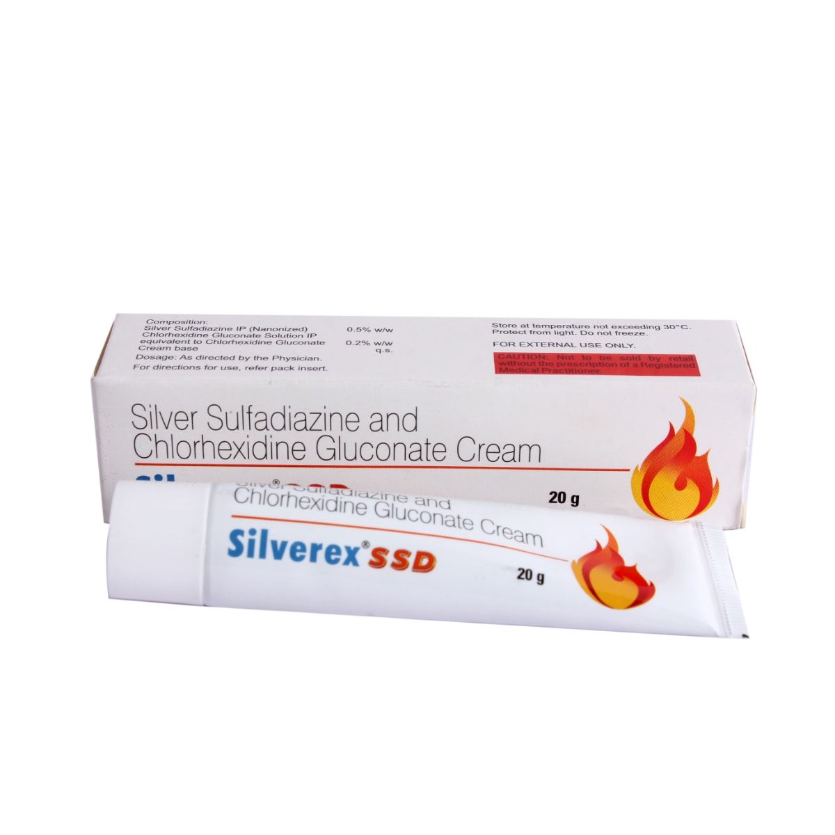 Silverex SSD Cream 20 gm, Pack of 1 CREAM