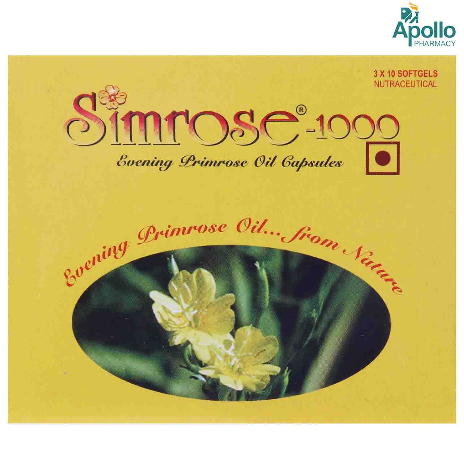 SIMROSE 1000MG CAPSULE Price, Uses, Side Effects, Composition - Apollo