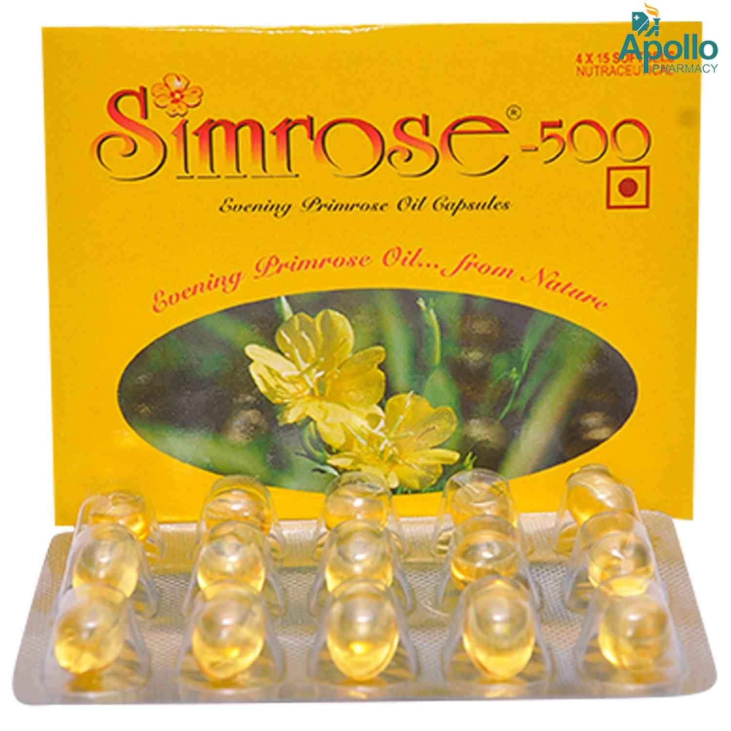 Simrose-500 Capsule 15's Price, Uses, Side Effects, Composition