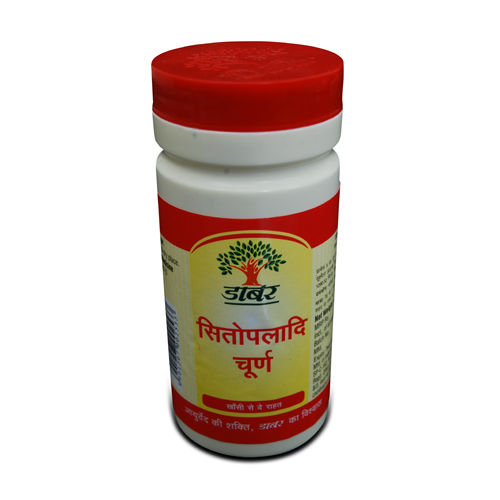 Poudre Ayurvédique Dabur Sitopaladi - Aide Contre La Toux, Bronchite Et Infections Thoraciques - 60g