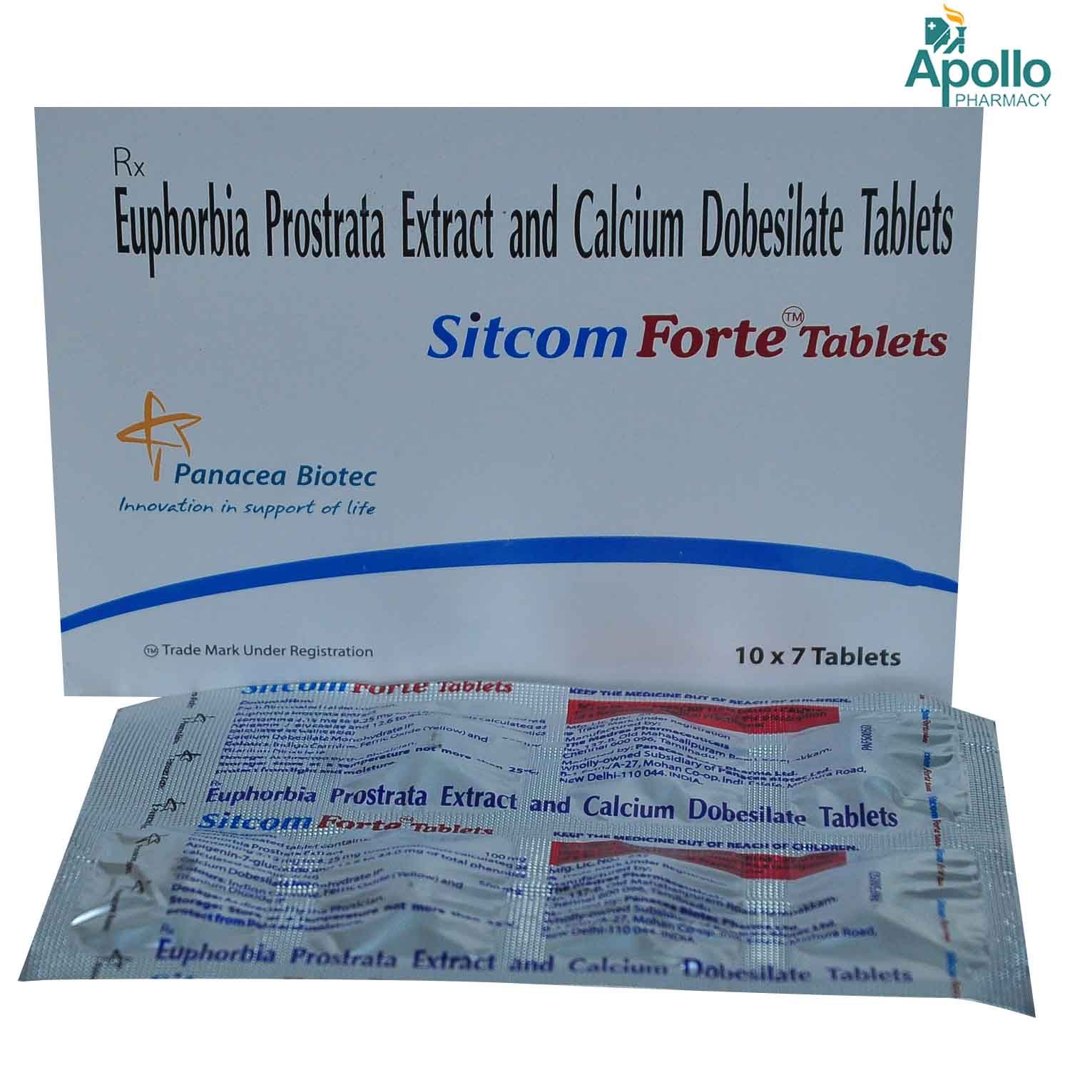 Sitcom Forte Tablet 7's Price, Uses, Side Effects, Composition - Apollo ...