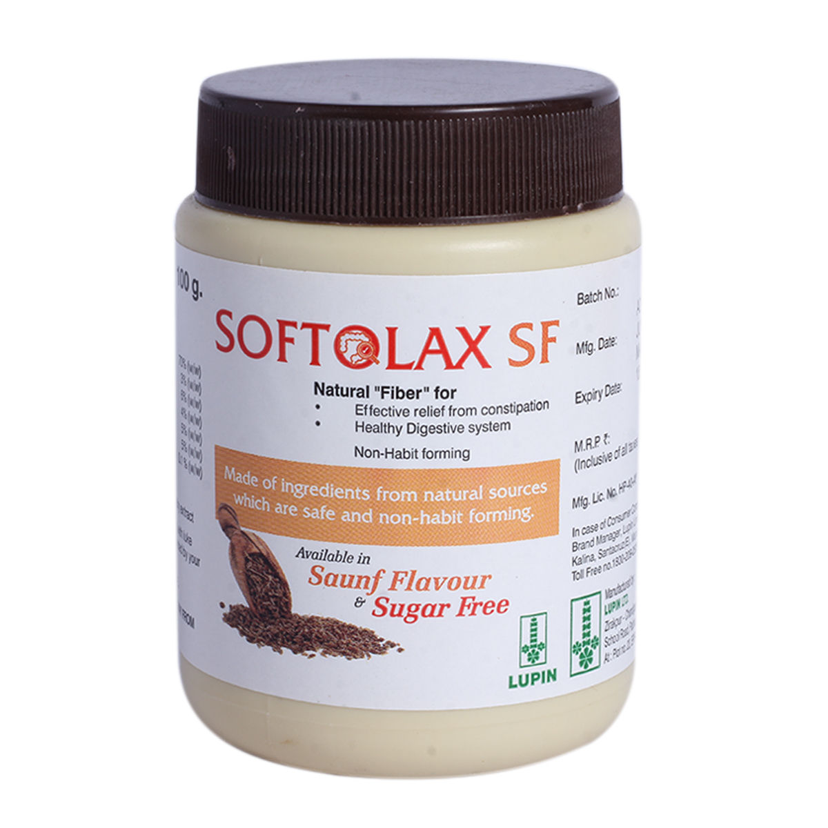 Softolax Saunf Suger Free Powder, 100 gm, Pack of 1 