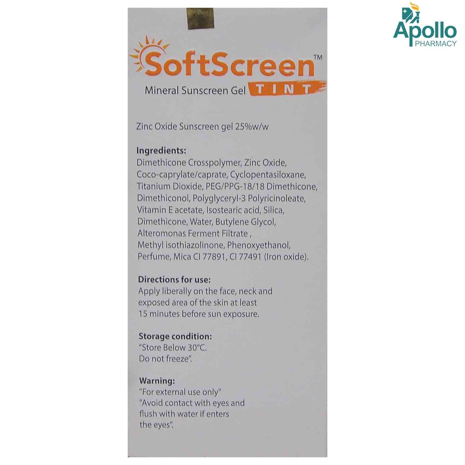 softscreen tint sunscreen