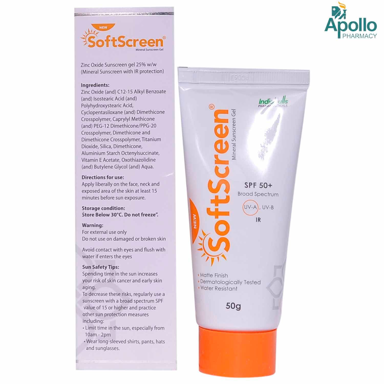 softscreen mineral sunscreen gel