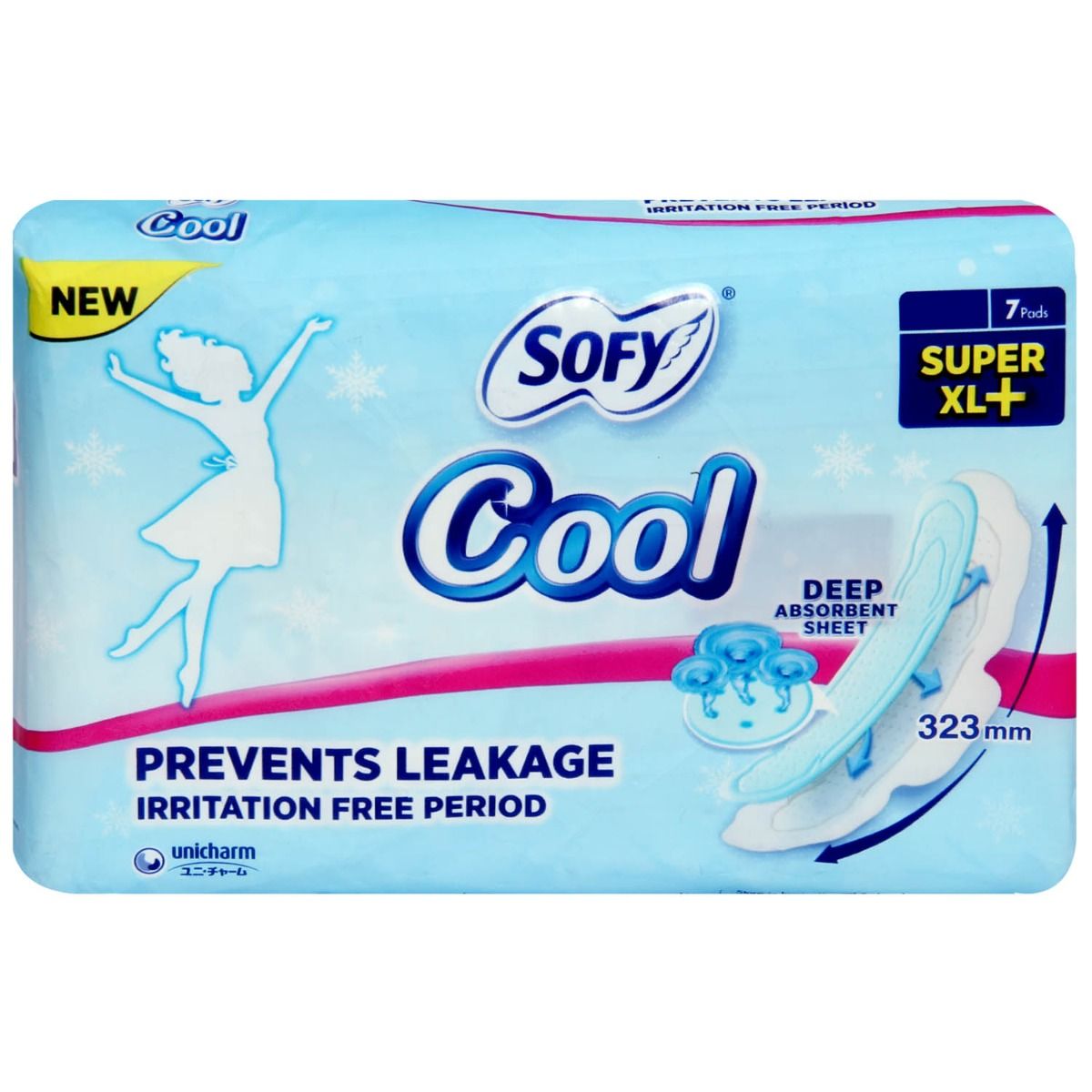 Buy Sofy Cool Super Pads XL+, 7 Count Online