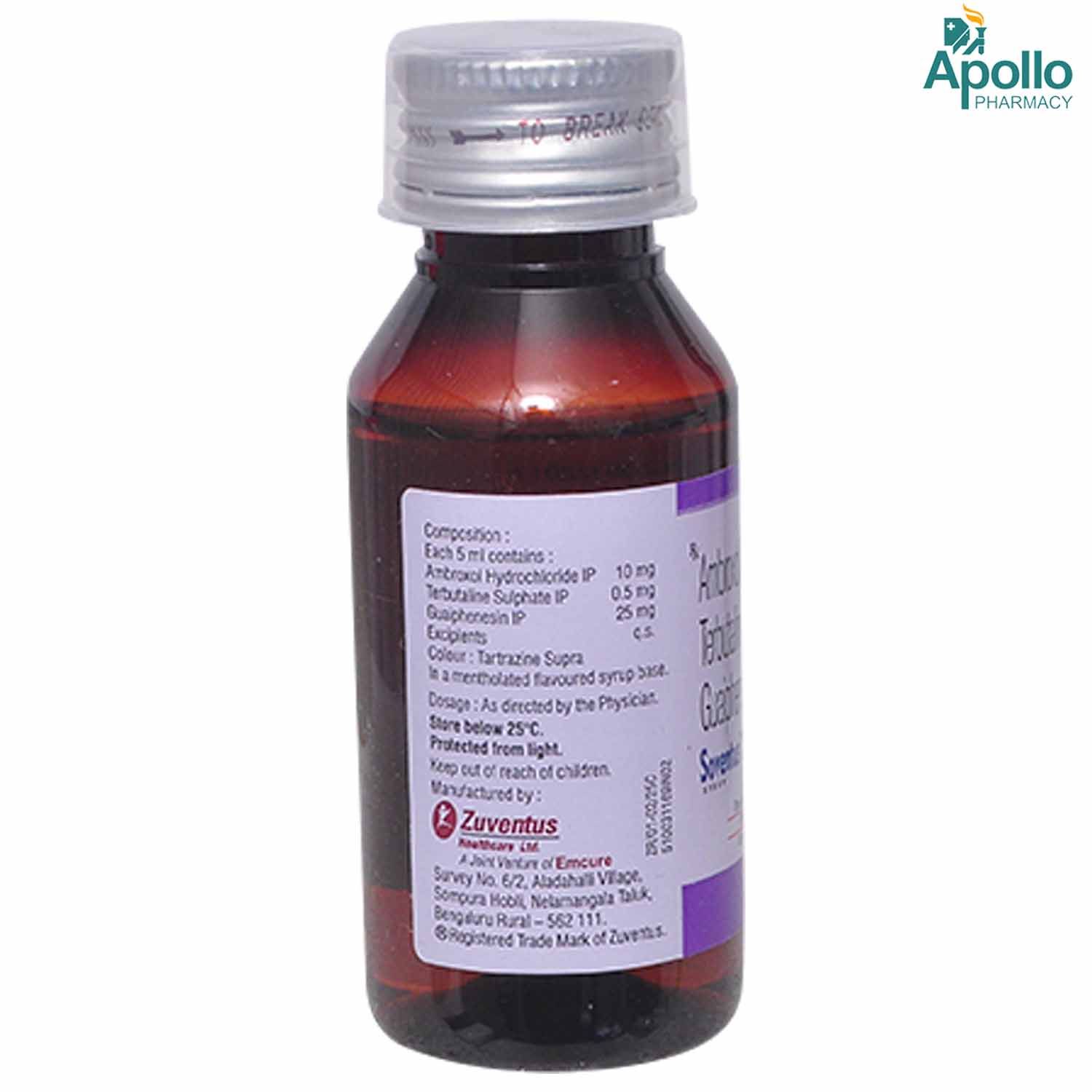 Soventus Jr Syrup 60 ml Price, Uses, Side Effects, Composition - Apollo