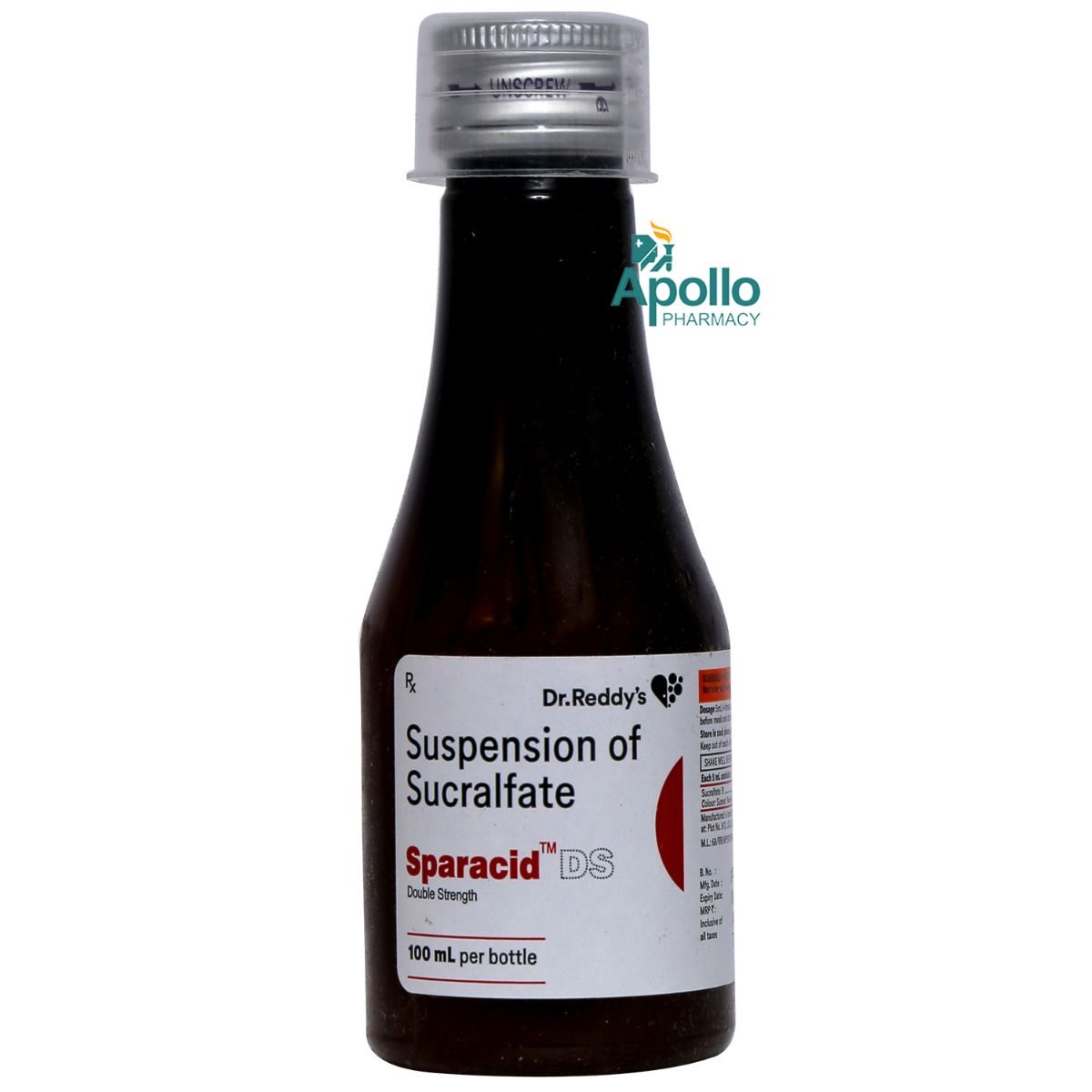 Sparacid DS Suspension 100 ml Price, Uses, Side Effects, Composition ...