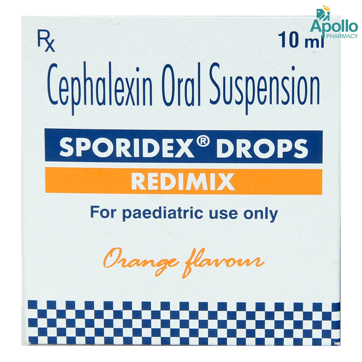 Sporidex Redimix Orange Drops 10 ml Price, Uses, Side