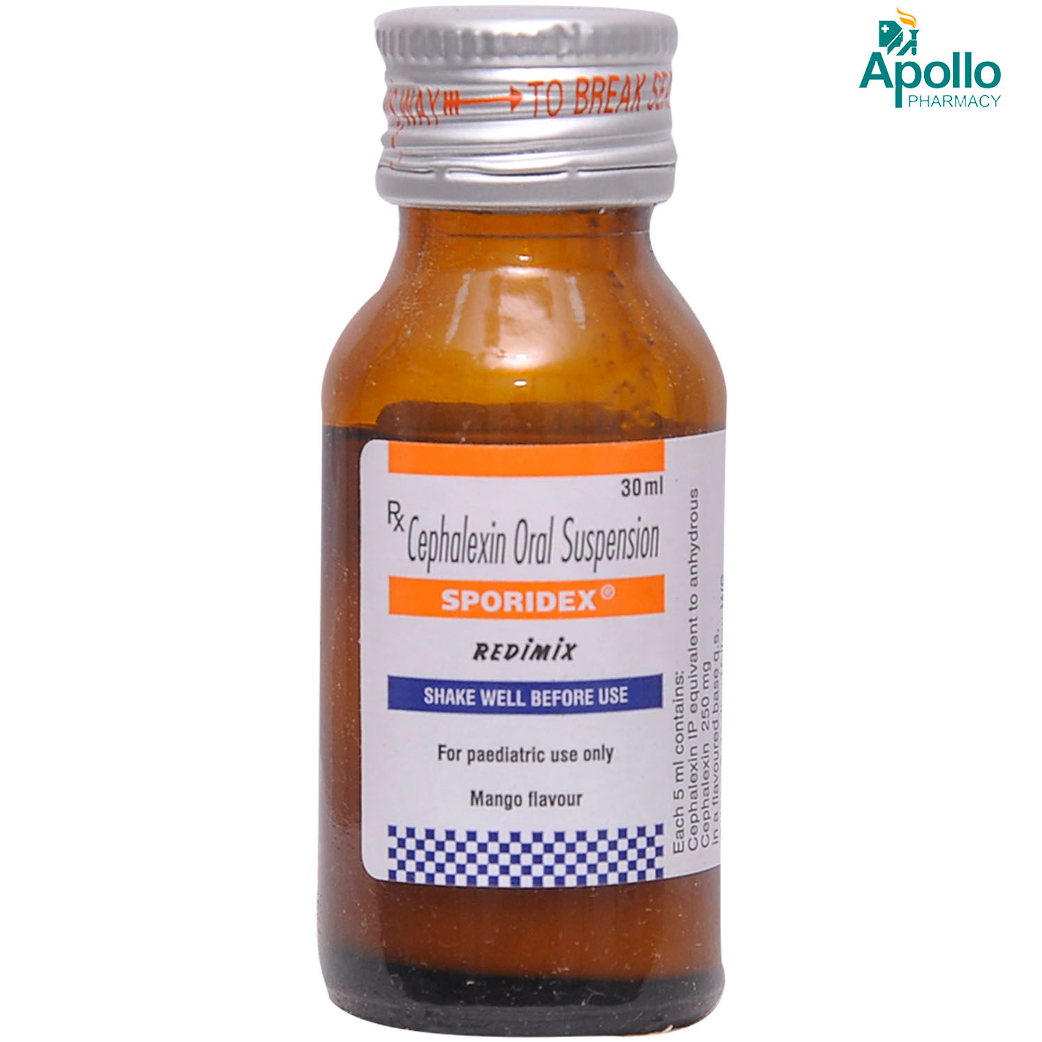 Sporidex Redimix Mango Oral Suspension 30 ml Price, Uses, Side Effects