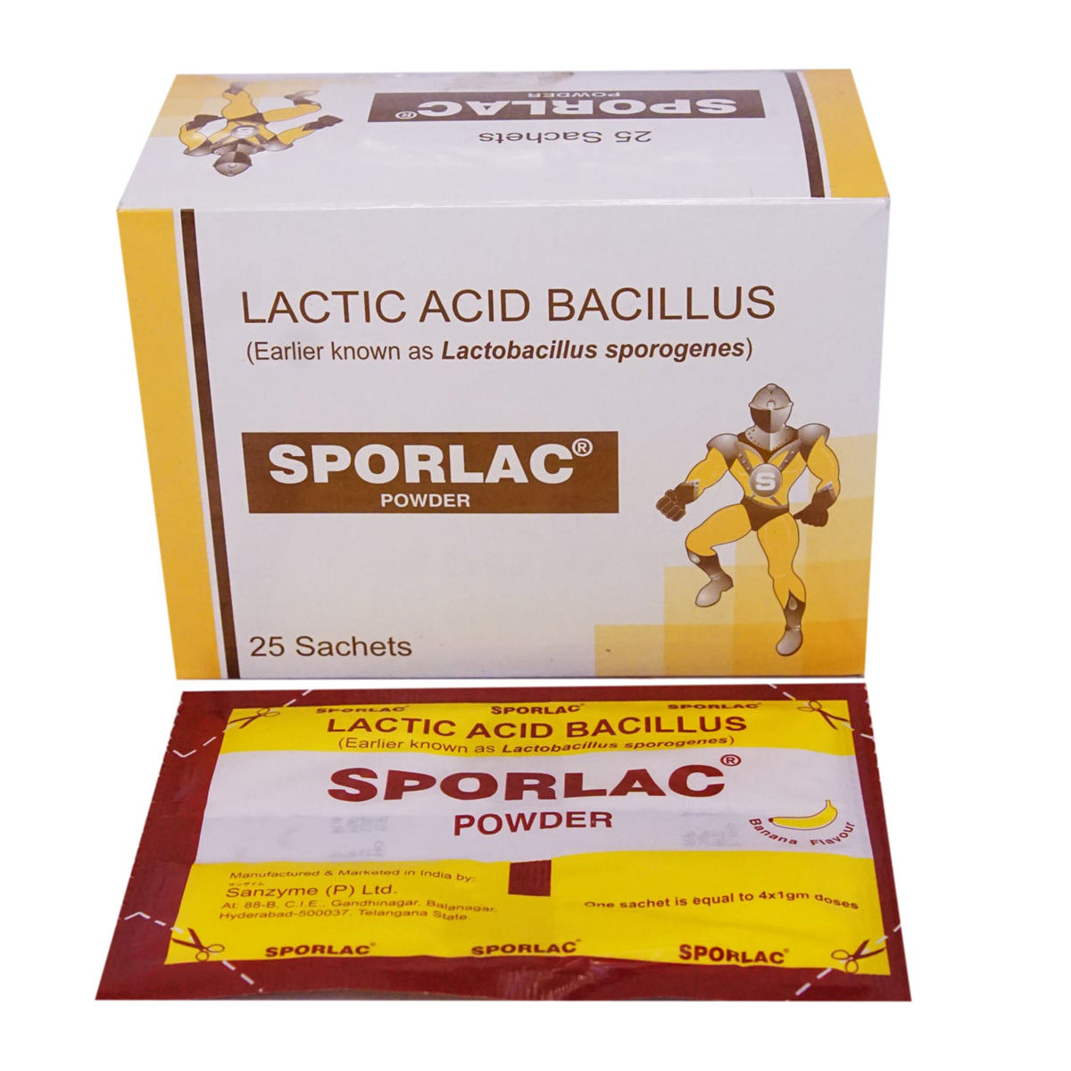 Sporlac Banana Sachet 1's Price, Uses, Side Effects, Composition Apollo Pharmacy