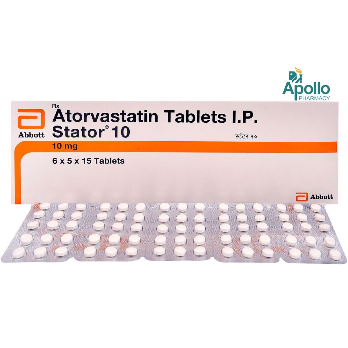 Stator 10 Tablet 15's Price, Uses, Side Effects, Composition Apollo