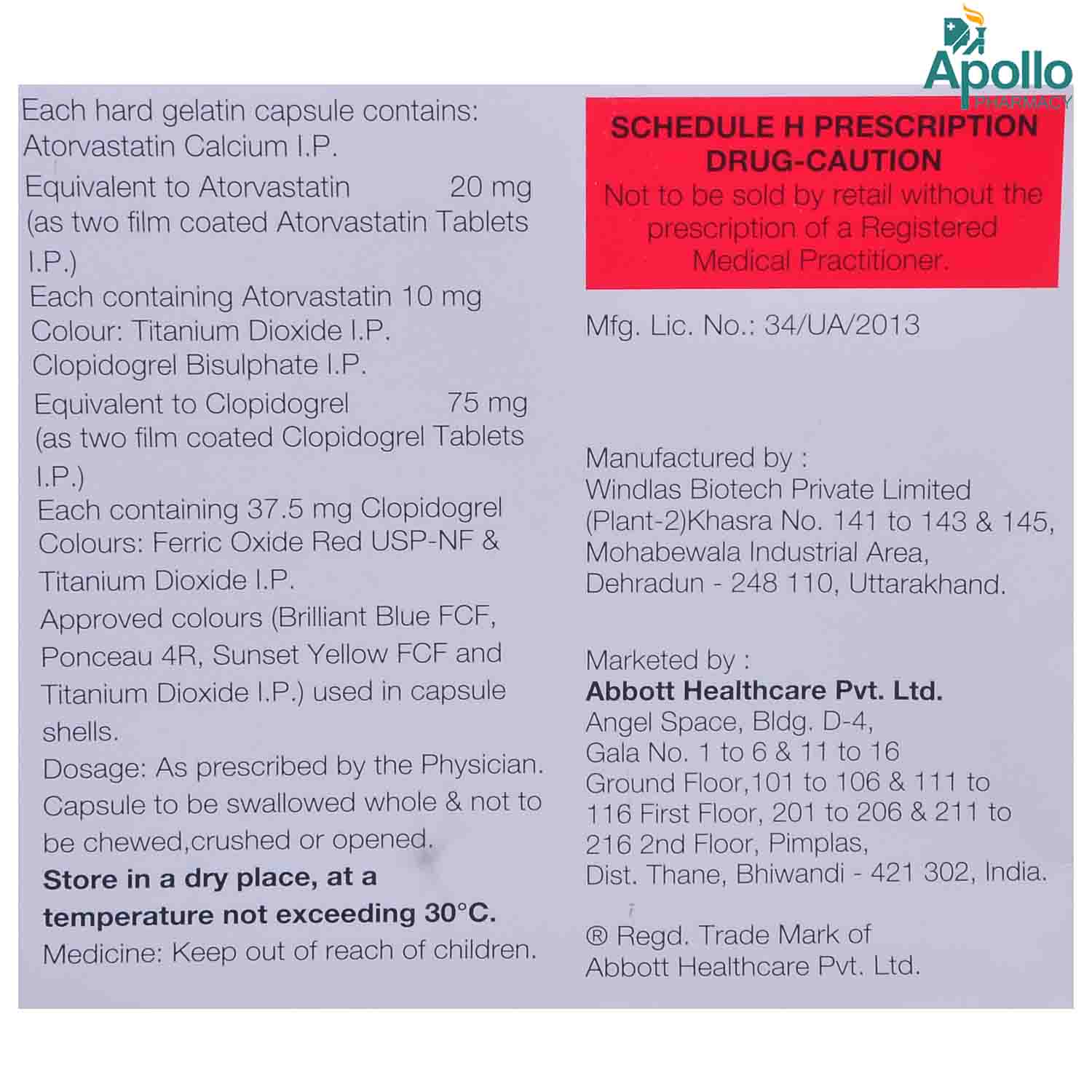 Stator CV 20 Capsule 15's Price, Uses, Side Effects, Composition