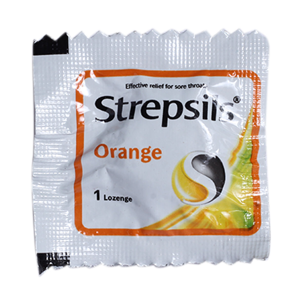 Buy Strepsils Orange Flavoured Lozenges, 25 Count Online