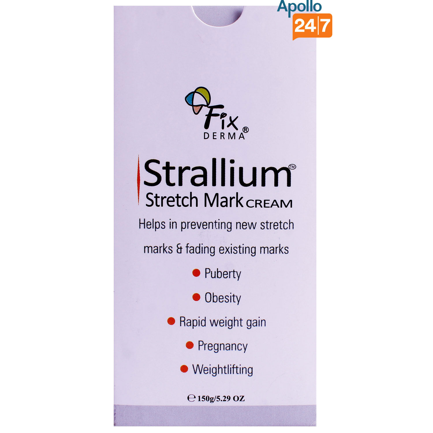Buy Fixderma Strallium Stretch Mark Cream 150 gm Online
