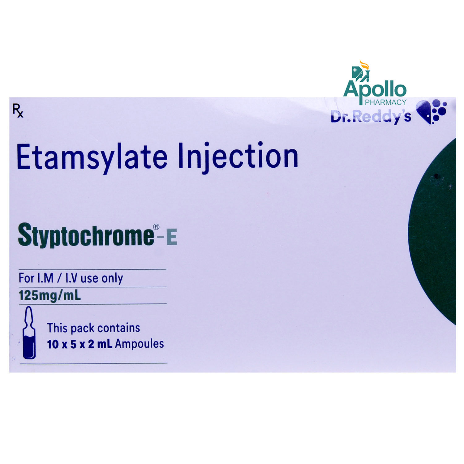 STYPTOCHROME E INJECTION 1ML, Pack of 1 INJECTION
