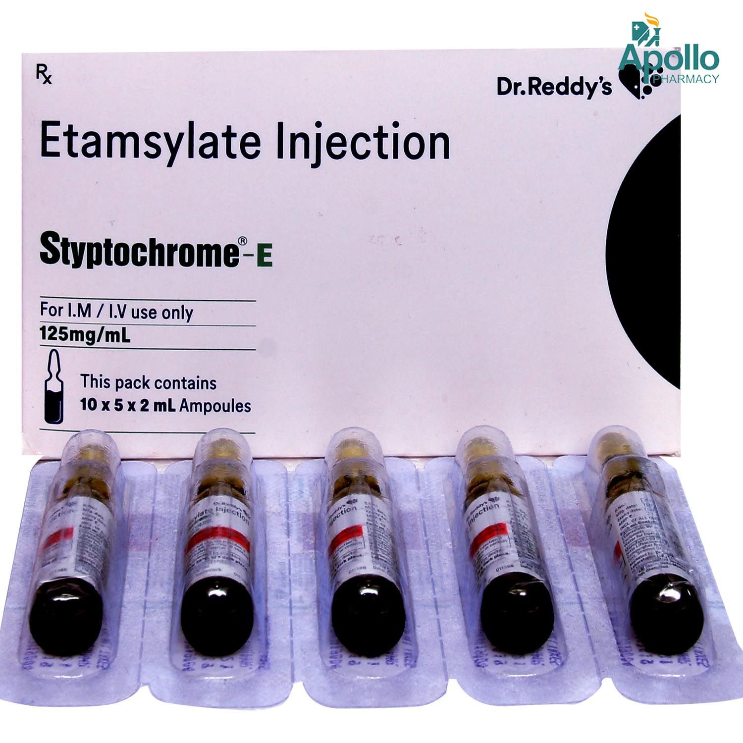 STYPTOCHROME E INJECTION 1ML, Pack of 1 INJECTION