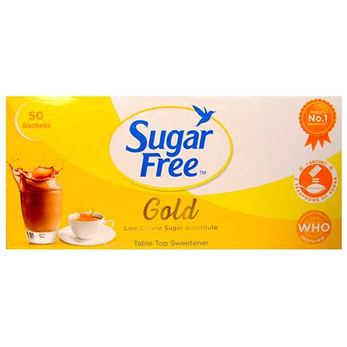 Buy Sugar Free Gold Low Calorie Sweetener, 37.5 gm (50 sachets x 0.75 gm) Online