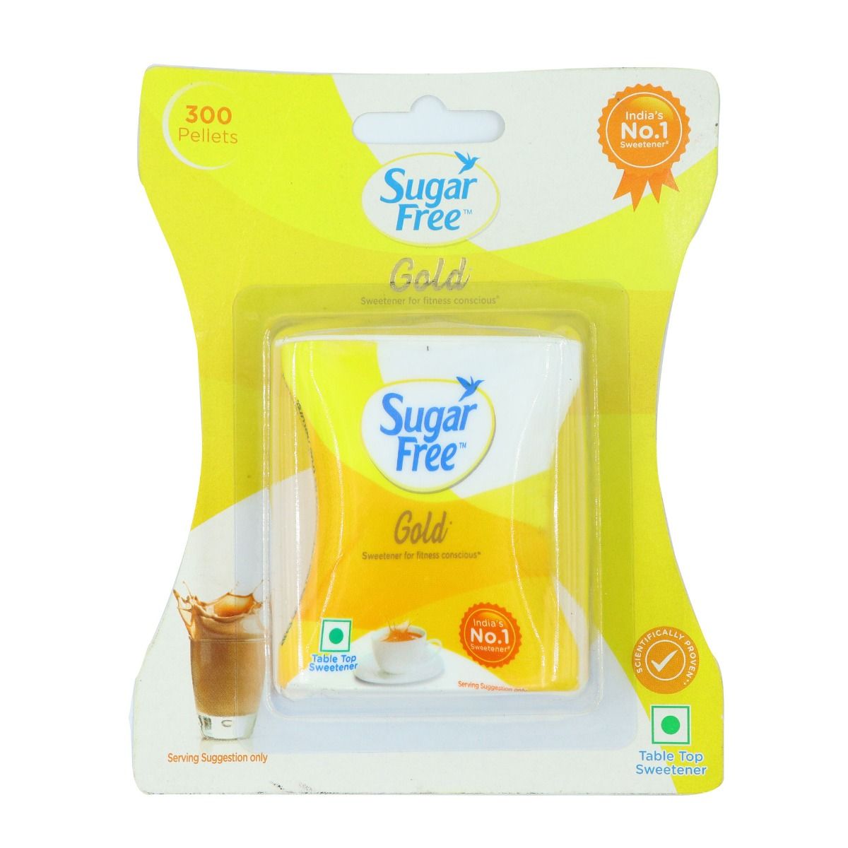Sugar Free Gold Low Calorie Sweetener, 300 Pellets, Pack of 1 
