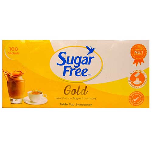 Buy SugarFree Gold Low Calorie Sugar Substitute, 75 gm (100 sachets x 0.75 gm) Online