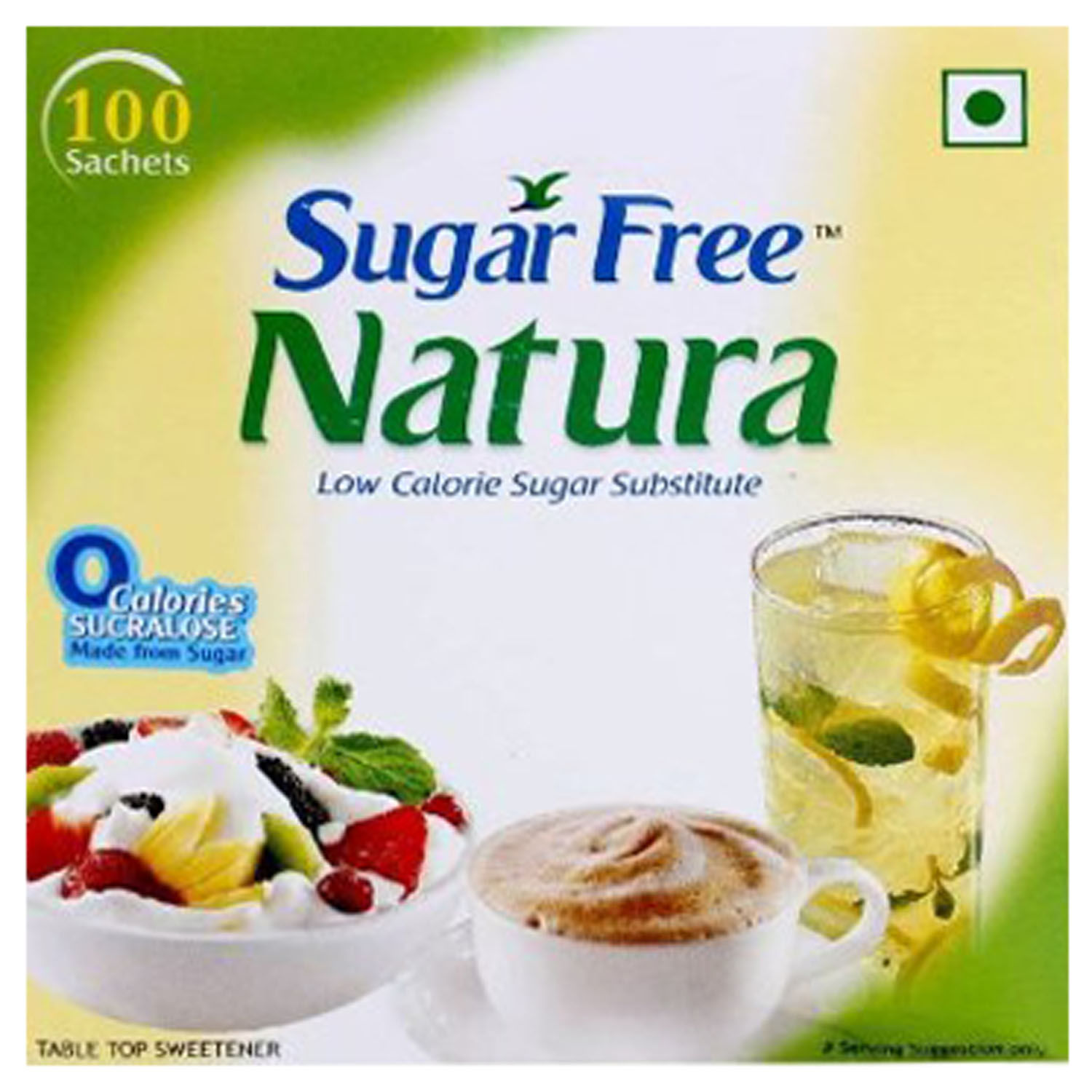 Sugar Free Natura Low Calorie Sugar Substitute 100 gm (100 sachets x 1