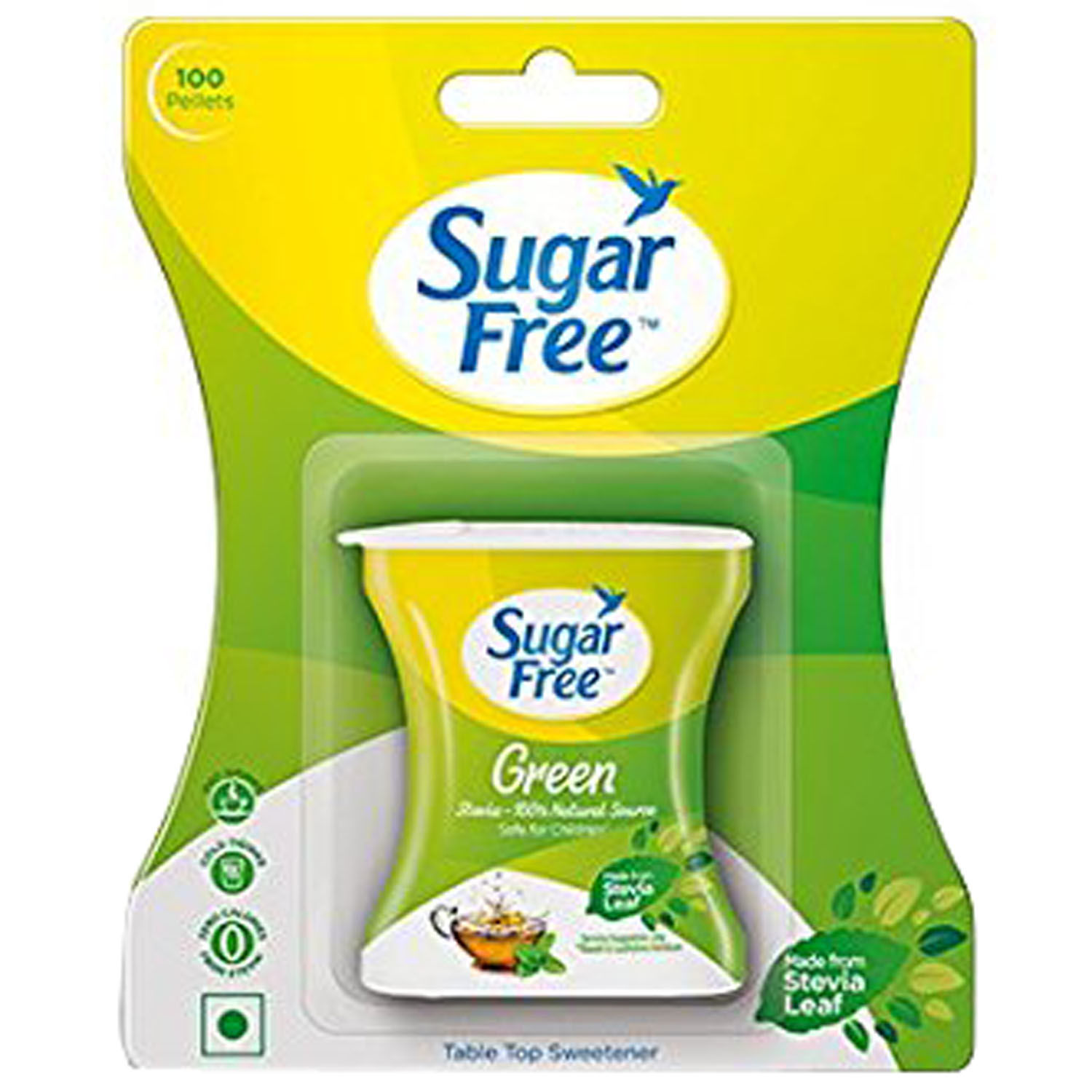 Buy Sugar Free Green Stevia, 100 Pellets Online