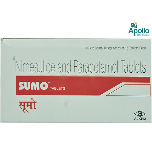 Sumo Tablet 15's Price, Uses, Side Effects, Composition Apollo Pharmacy