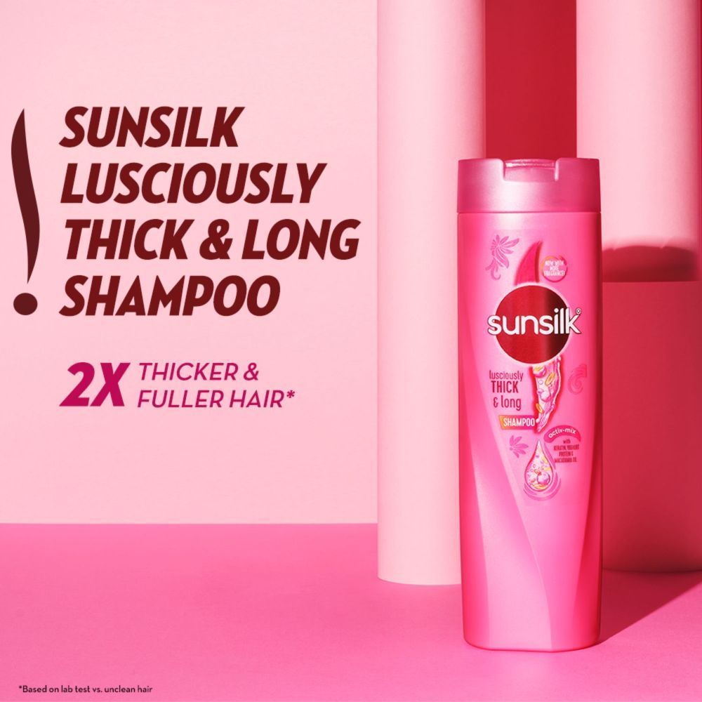 Sunsilk Lusciously Thick & Long Shampoo, 360 ml, Pack of 1 