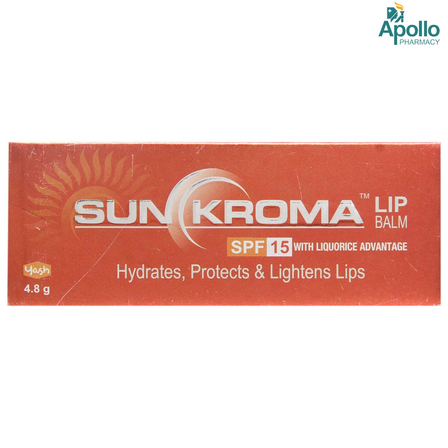 Sun Kroma SPF 15 Lip Balm 4.8 gm, Pack of 1 