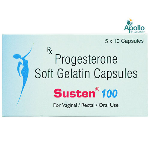 Susten 100 Capsule 10's Price, Uses, Side Effects, Composition - Apollo