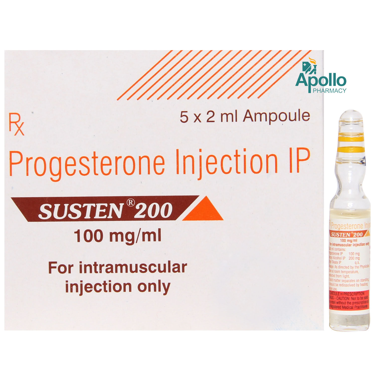 Susten 200 Injection 2 ml Price, Uses, Side Effects, Composition ...