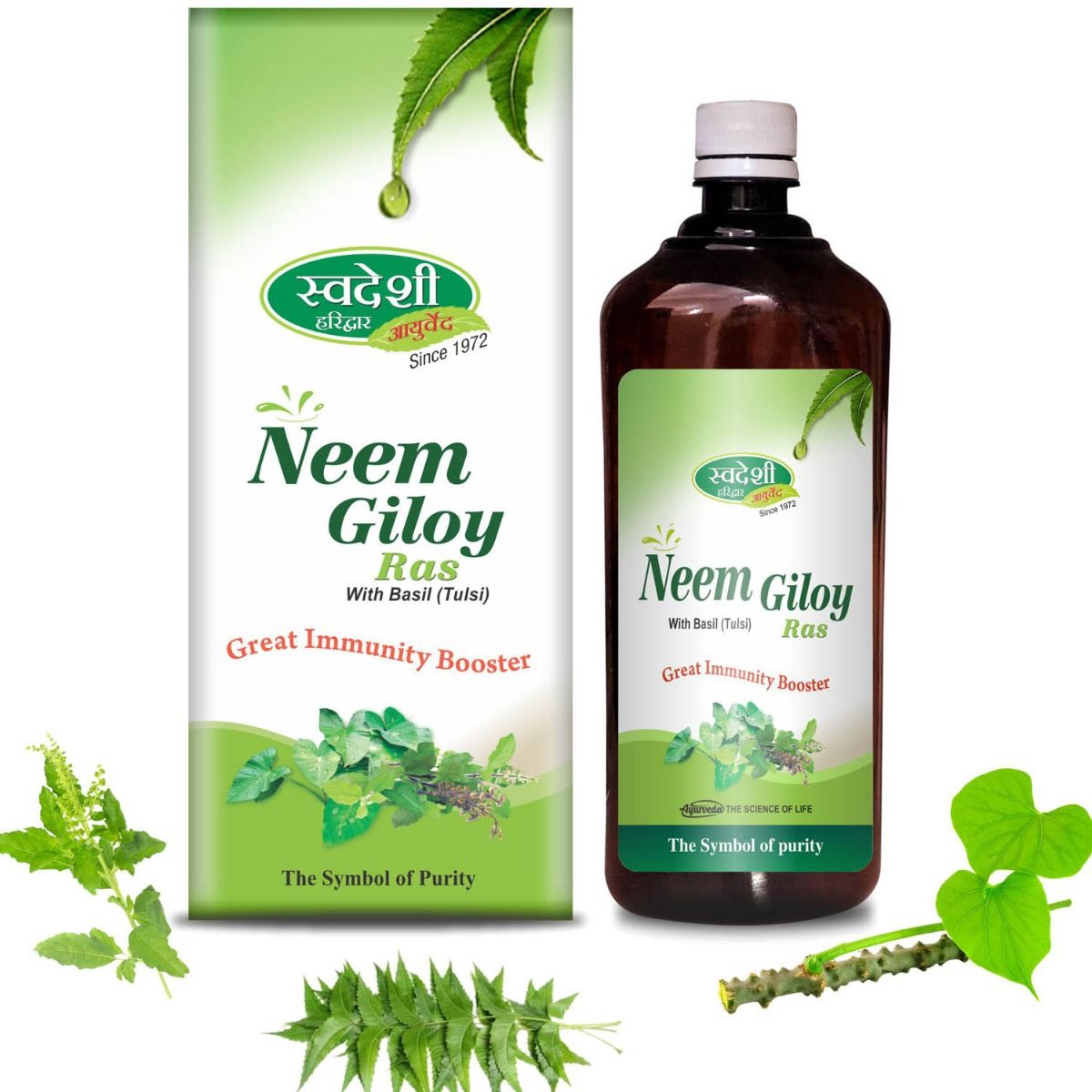 Buy Swadeshi Neem Giloy Ras Juice, 500 ml Online