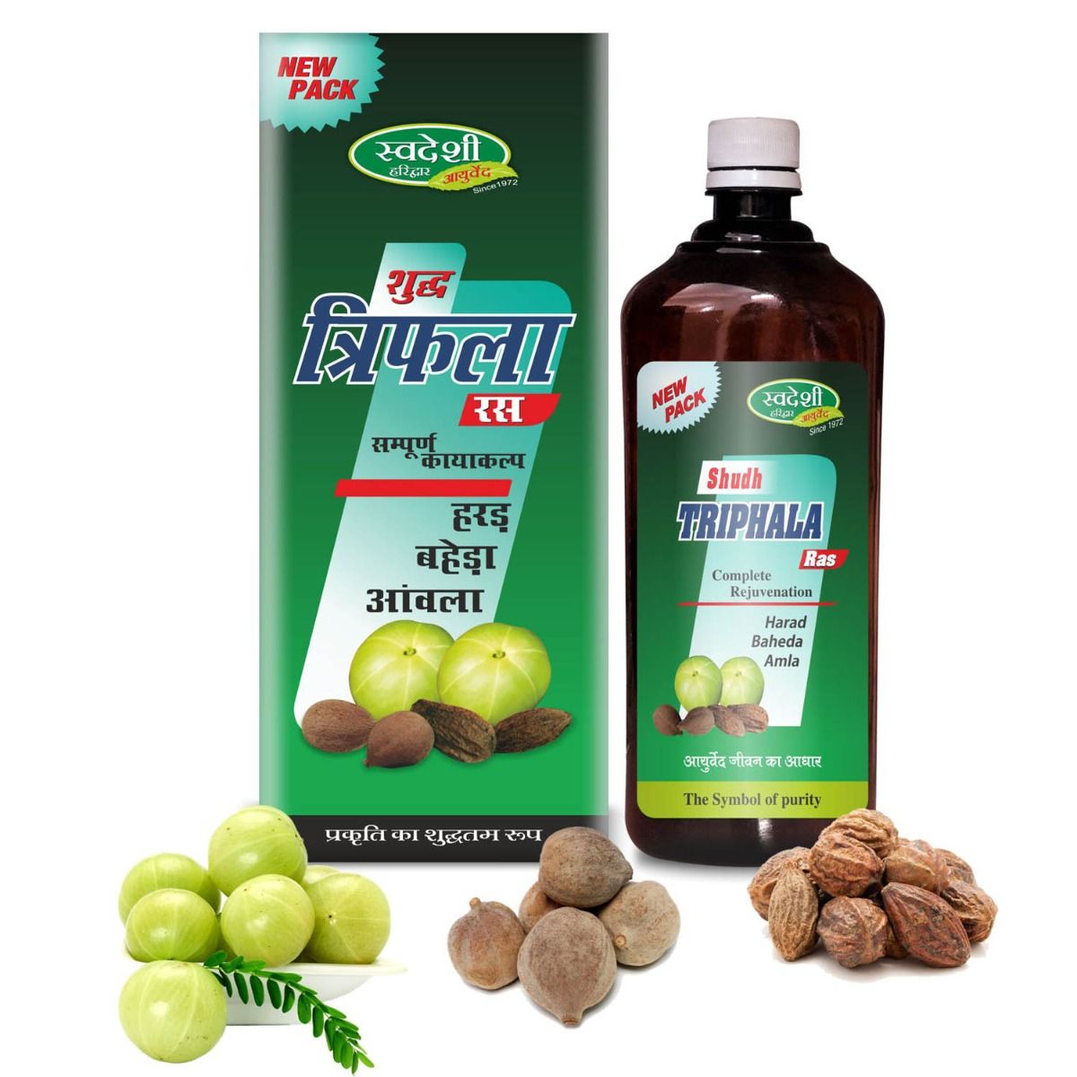 Swadeshi Shudh Triphala Ras Juice, 1000 ml, Pack of 1 