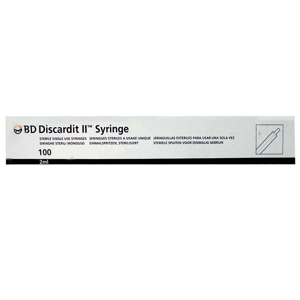 BD Discardit II Syringes 23G 2 ml with Needle 1's Price, Uses, Side Effects, Composition