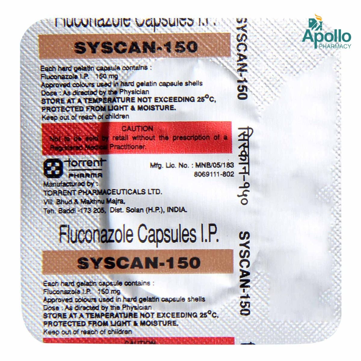Syscan 150 Capsule 1's Price, Uses, Side Effects, Composition Apollo